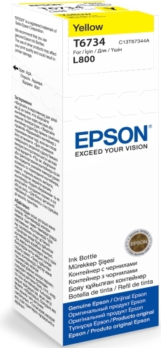 Cartus Cerneala Original Epson Yellow, T6734, pentru L800, , , "C13T67344A"(RAPO) Cartus Cerneala Original Epson Yellow, T6734, pentru L800, , , "C13T67344A"(RAPO)