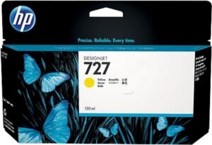 Cartus Cerneala Original HP Yellow, nr.727, pentru DesignJet T1500|T1530|T2500|T2530|T920, 130ml, , "B3P21A"