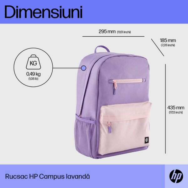 Rucsac notebook HP Campus 7J597AA, 15.6" (Roz) "7J597AA" Rucsac notebook HP Campus 7J597AA, 15.6" (Roz) "7J597AA"