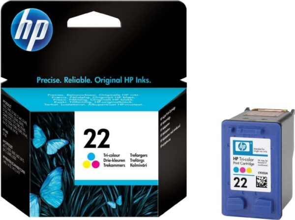 Cartus Cerneala Original HP Color, nr.22, pentru DJ3920|3940|D1360|14xx|F2180|2275|22xx, , , "C9352AE" Cartus Cerneala Original HP Color, nr.22, pentru DJ3920|3940|D1360|14xx|F2180|2275|22xx, , , "C9352AE"