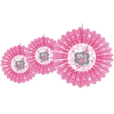 Decorațiune fagure It's a Girl 23 cm Folat Decorațiune fagure It's a Girl 23 cm Folat
