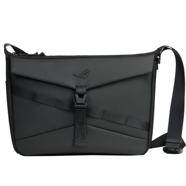 Geanta messenger ASUS pentru laptop, din poliester, captusita, cu curea reglabila, ROG Archer Messenger 14, max. 14 inch (Negru) "90XB0AR0-BME000" Geanta messenger ASUS pentru laptop, din poliester, captusita, cu curea reglabila, ROG Archer Messenger 14, max. 14 inch (Negru) "90XB0AR0-BME000"