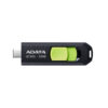 MEMORIE USB Type-C 3.2 ADATA 32 GB, retractabila, carcasa plastic, negru / verde "ACHO-UC300-32G-RBK/GN"