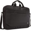 GEANTA CASE LOGIC, pt. notebook de max. 17.3 inch, 1 compartiment, buzunar frontal x 2, waterproof, poliester, negru, "ADVA-117 BLACK"/3204204