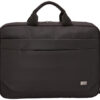 GEANTA CASE LOGIC, pt. notebook de max. 17.3 inch, 1 compartiment, buzunar frontal x 2, waterproof, poliester, negru, "ADVA-117 BLACK"/3204204