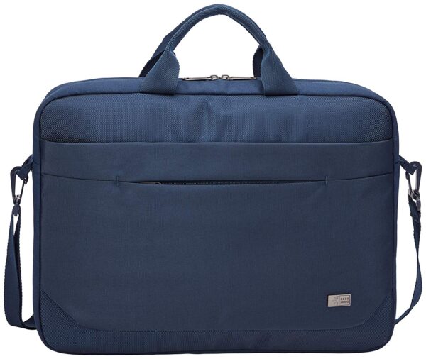 GEANTA CASE LOGIC, pt. notebook de max. 15.6 inch, 1 compartiment, buzunar frontal x 2, waterproof, poliester, albastru, "ADVA-116 DARK BLUE"/3203989