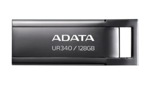 MEMORIE USB 3.2 ADATA UR340 128GB BLACK METALIC, "AROY-UR340-128GBK"
