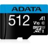 CARD MicroSD ADATA, 512 GB, MicroSDXC, clasa 10, standard UHS-I U1, "AUSDX512GUICL10A1-RA1" CARD MicroSD ADATA, 512 GB, MicroSDXC, clasa 10, standard UHS-I U1, "AUSDX512GUICL10A1-RA1"