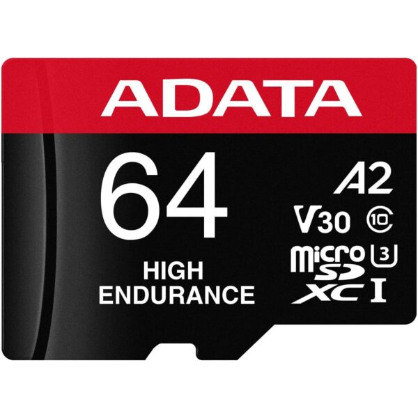 CARD MicroSD ADATA, 64 GB, MicroSDXC, clasa 10, standard UHS-I U3, "AUSDX64GUI3V30SHA2" CARD MicroSD ADATA, 64 GB, MicroSDXC, clasa 10, standard UHS-I U3, "AUSDX64GUI3V30SHA2"