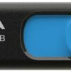 MEMORIE USB 3.2 ADATA 64 GB, retractabila, carcasa plastic, negru / albastru, "AUV128-64G-RBE" MEMORIE USB 3.2 ADATA 64 GB, retractabila, carcasa plastic, negru / albastru, "AUV128-64G-RBE"
