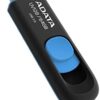 MEMORIE USB 3.2 ADATA 64 GB, retractabila, carcasa plastic, negru / albastru, "AUV128-64G-RBE" MEMORIE USB 3.2 ADATA 64 GB, retractabila, carcasa plastic, negru / albastru, "AUV128-64G-RBE"
