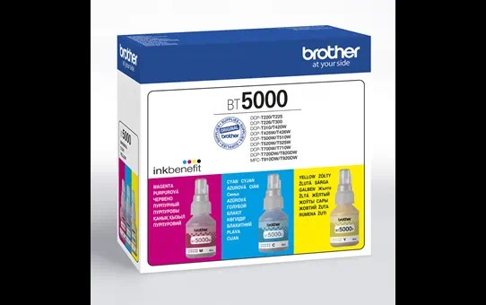 Combo-Pack Original Brother CMY,BT5000CLVAL, pentru DCP-T300|T310|T510|T500|T700|MFC-T910, 15K, incl.TV 1.2 RON, "BT5000CLVAL" Combo-Pack Original Brother CMY,BT5000CLVAL, pentru DCP-T300|T310|T510|T500|T700|MFC-T910, 15K, incl.TV 1.2 RON, "BT5000CLVAL"