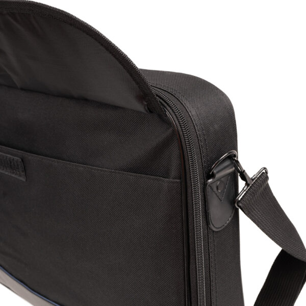 GEANTA SPACER, pt. notebook de max. 17.3", 1 compartiment, buzunar frontal, waterproof, nylon, negru, "Hans", "SPSB-HANS-BK"