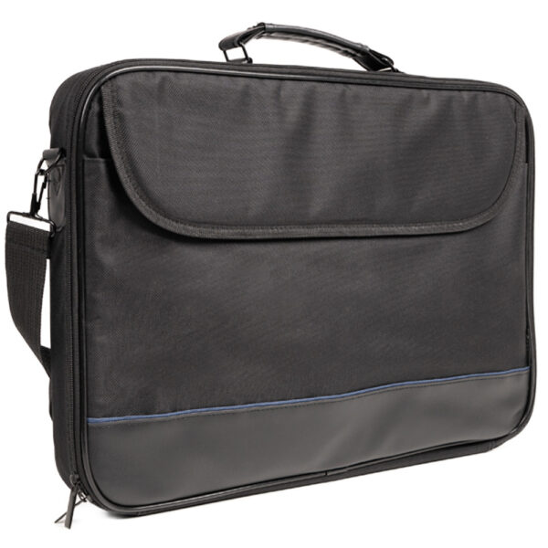 GEANTA SPACER, pt. notebook de max. 17.3", 1 compartiment, buzunar frontal, waterproof, nylon, negru, "Hans", "SPSB-HANS-BK"