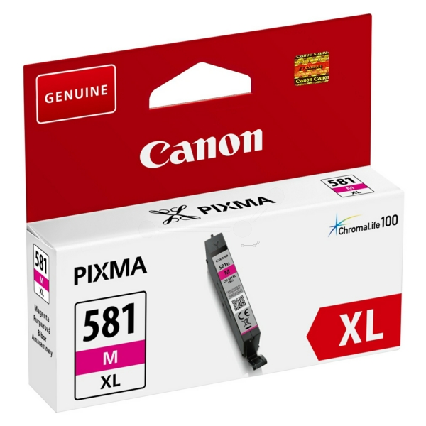 Cartus Cerneala Original Canon Magenta, CLI-581XLM, pentru Pixma TR7550|TR8550|TS6150|TS6250|TS705|TS8150|TS8250|TS9150|TS9155|TS9550, , , "2050C001AA" Cartus Cerneala Original Canon Magenta, CLI-581XLM, pentru Pixma TR7550|TR8550|TS6150|TS6250|TS705|TS8150|TS8250|TS9150|TS9155|TS9550, , , "2050C001AA"