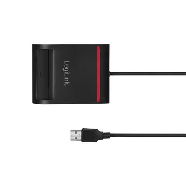 CITITOR DE CARDURI LOGILINK, pentru smart ID, USB 2.0, 0.9m, negru, "CR0047" CITITOR DE CARDURI LOGILINK, pentru smart ID, USB 2.0, 0.9m, negru, "CR0047"