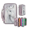 Penar echipat, Miss Melody Fantasy Horses, Depesche, mov deschis, 20x13x7.5cm