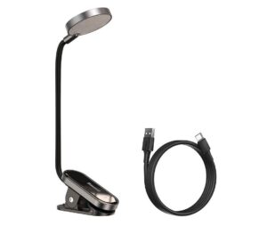 LAMPA pentru citit Baseus Comfort, LED, 3 trepte intensitate luminoasa, acumulator 400mAh, culoare 4000k "DGRAD-0G" 45507218 (include timbru verde 0.18 lei) - 6953156223523