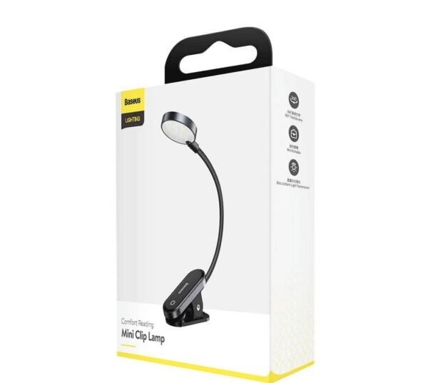 LAMPA pentru citit Baseus Comfort, LED, 3 trepte intensitate luminoasa, acumulator 400mAh, culoare 4000k "DGRAD-0G" 45507218 (include timbru verde 0.18 lei) - 6953156223523 LAMPA pentru citit Baseus Comfort, LED, 3 trepte intensitate luminoasa, acumulator 400mAh, culoare 4000k "DGRAD-0G" 45507218 (include timbru verde 0.18 lei) - 6953156223523