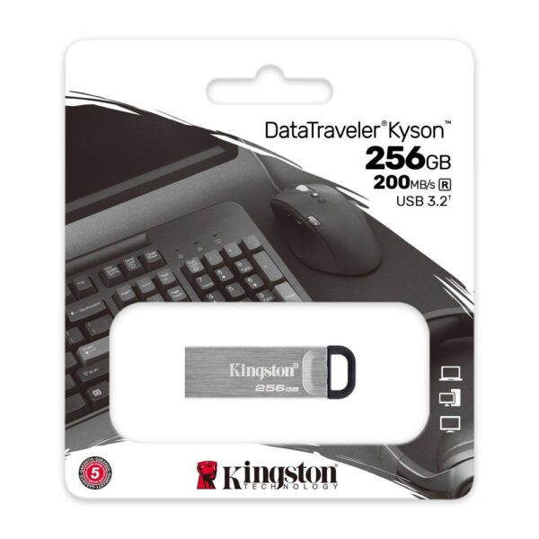 MEMORIE USB 3.2 KINGSTON 256 GB, clasica, carcasa metalic, argintiu, "DTKN/256GB" MEMORIE USB 3.2 KINGSTON 256 GB, clasica, carcasa metalic, argintiu, "DTKN/256GB"