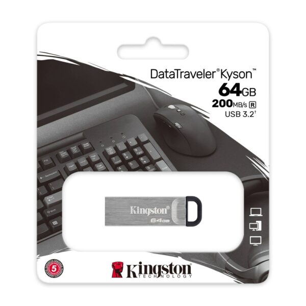 MEMORIE USB 3.2 KINGSTON 64 GB, clasica, carcasa metalic, argintiu, "DTKN/64GB" MEMORIE USB 3.2 KINGSTON 64 GB, clasica, carcasa metalic, argintiu, "DTKN/64GB"
