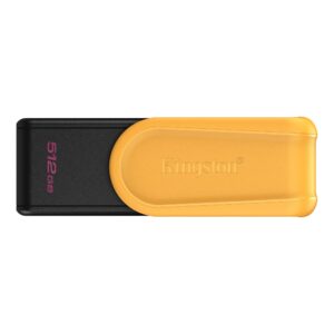 Kingston 512GB Portable USB 3.2 Gen 1 DataTraveler Exodia S (Black/Yellow) "DTXS/512GB"
