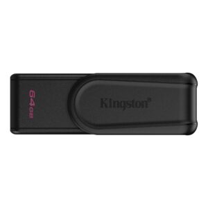 Kingston 64GB Portable USB 3.2 Gen 1 DataTraveler Exodia S (Black/Black) "DTXS/64GB"