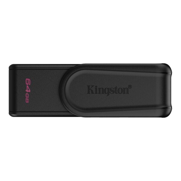Kingston 64GB Portable USB 3.2 Gen 1 DataTraveler Exodia S (Black/Black) "DTXS/64GB"