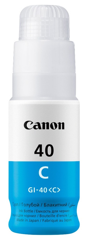 Cartus Cerneala Original Canon Cyan, GI-40C, pentru G6040|G5040, 7.7K, , "3400C001AA" Cartus Cerneala Original Canon Cyan, GI-40C, pentru G6040|G5040, 7.7K, , "3400C001AA"