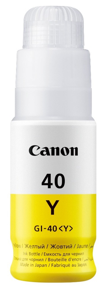 Cartus Cerneala Original Canon Yellow, GI-40Y, pentru G6040|G5042, 7.7K, , "3402C001AA" Cartus Cerneala Original Canon Yellow, GI-40Y, pentru G6040|G5042, 7.7K, , "3402C001AA"