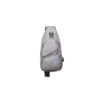 RUCSAC Sling Iggy, polyester,1 bretea, 1 compartiment principal,2 compartimente frontale, 32x16x6.9cm, mufa USB incarcare+cablu, gri, "IGSL-SLING-GY"