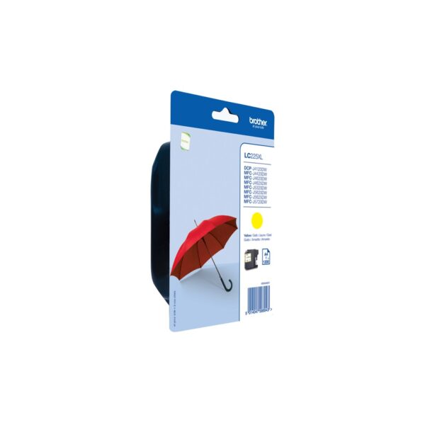 Cartus Cerneala Original Brother Yellow, LC225XLY, pentru DCP-J4120|MFC-J4420|J4620|J5320|J5620|J5720, 1.2K, , "LC225XLY"