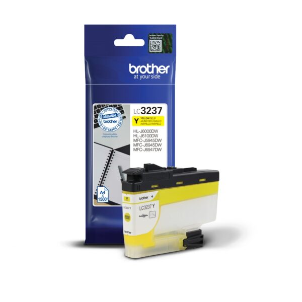 Cartus Cerneala Original Brother Yellow, LC3237Y, pentru MFC-J5945|J6945|J6947, 1.5K, , "LC3237Y" Cartus Cerneala Original Brother Yellow, LC3237Y, pentru MFC-J5945|J6945|J6947, 1.5K, , "LC3237Y"
