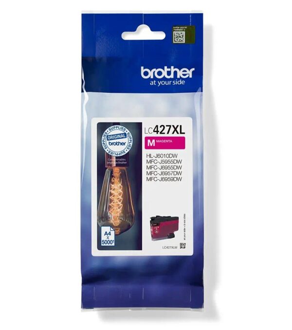 Cartus Cerneala Original Brother Magenta, LC427XLM, pentru MFC J5955|MFC J6955|MFC J6957, 5K, , "LC427XLM" Cartus Cerneala Original Brother Magenta, LC427XLM, pentru MFC J5955|MFC J6955|MFC J6957, 5K, , "LC427XLM"