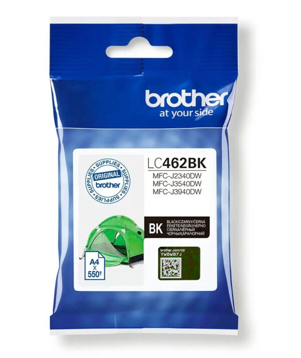 Cartus Cerneala Original Brother Black, LC462BK, pentru MFC J2340|MFC J3540|MFC J3940, 550p, , "LC462BK"