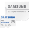 SAMSUNG PRO Endurance microSD Class10 128GB incl adapter R100/W40 up to 70080 hours, "MB-MJ128KA/EU" SAMSUNG PRO Endurance microSD Class10 128GB incl adapter R100/W40 up to 70080 hours, "MB-MJ128KA/EU"