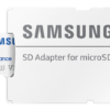 SAMSUNG PRO Endurance microSD Class10 256GB incl adapter R100/W30 up to 140160 hours, "MB-MJ256KA/EU"