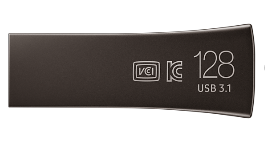 USB flash drive Samsung MUF-128BE4/APC, BAR Plus, "MUF-128BE4/APC" USB flash drive Samsung MUF-128BE4/APC, BAR Plus, "MUF-128BE4/APC"