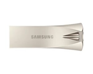 MEMORIE USB SAMSUNG 256 GB, USB 3.1, profil mic, carcasa metalica, auriu, "MUF-256BE3/APC"