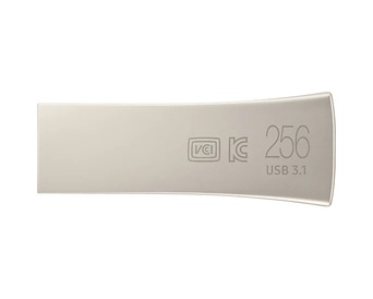 MEMORIE USB SAMSUNG 256 GB, USB 3.1, profil mic, carcasa metalica, auriu, "MUF-256BE3/APC"