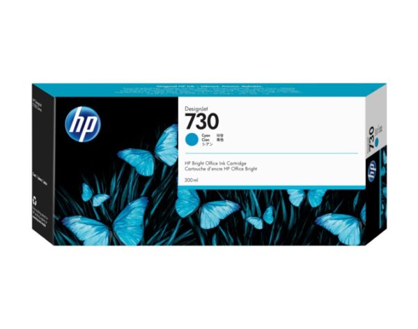 Cartus Cerneala Original HP Cyan, nr.730, pentru DesignJet T1600|T1700|T2600, 300ml, , "P2V68A" Cartus Cerneala Original HP Cyan, nr.730, pentru DesignJet T1600|T1700|T2600, 300ml, , "P2V68A"