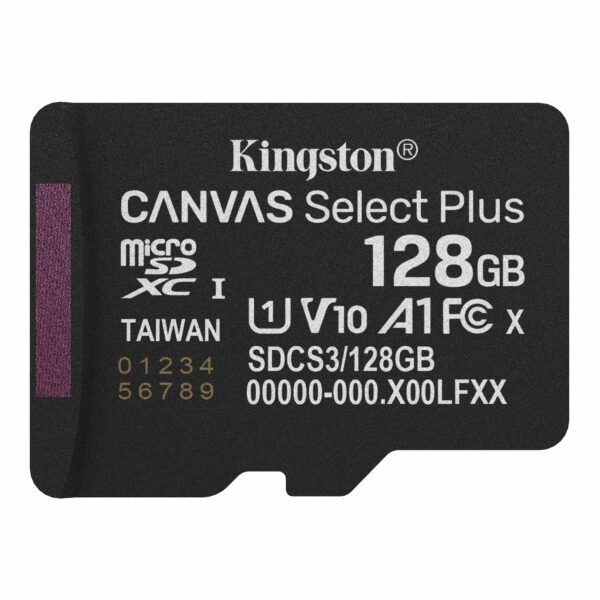 MEMORY MICRO SDXC 128GB UHS-I/SDCS3/128GBSP KINGSTON "SDCS3/128GBSP"