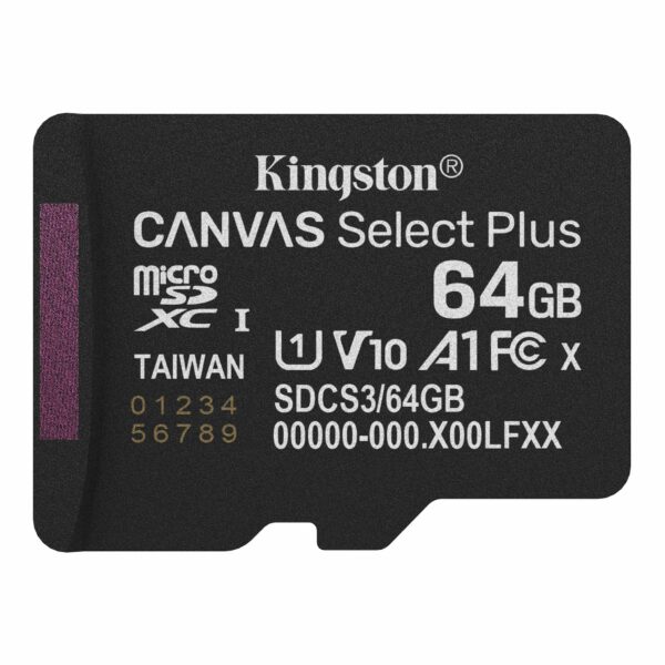 64GB micSDXC Canvas Select Plus Gen3 100 "SDCS3/64GBSP" 64GB micSDXC Canvas Select Plus Gen3 100 "SDCS3/64GBSP"