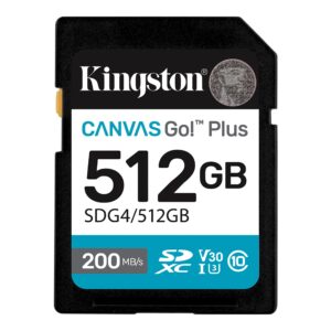 SD CARD KS 512GB CL10 UHS-I CANV GO "SDG4/512GB"