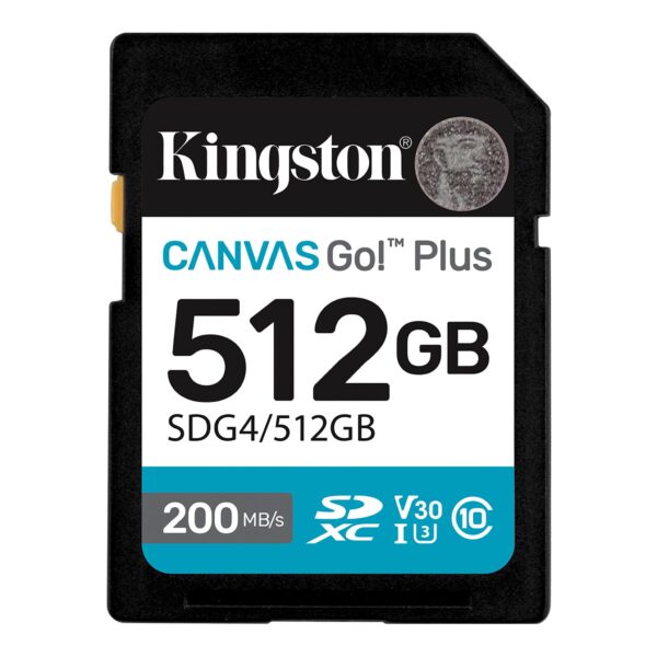 SD CARD KS 512GB CL10 UHS-I CANV GO "SDG4/512GB" SD CARD KS 512GB CL10 UHS-I CANV GO "SDG4/512GB"