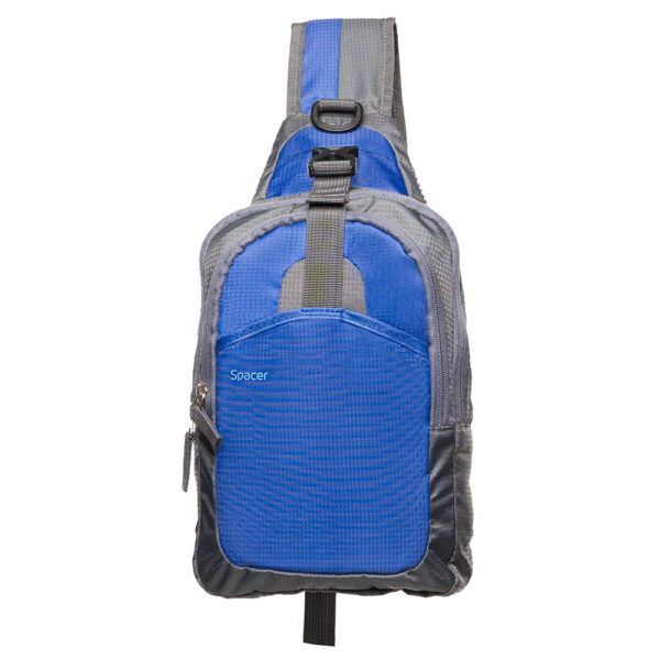 RUCSAC SPACER Sling, nylon,1 bretea, 2 compartimente principale,1 buzunar frontal,1 buzunar lateral, 35x18x7cm, water resistant, blue, "SPB-SLING-BLUE" RUCSAC SPACER Sling, nylon,1 bretea, 2 compartimente principale,1 buzunar frontal,1 buzunar lateral, 35x18x7cm, water resistant, blue, "SPB-SLING-BLUE"