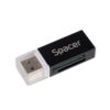 CARD READER extern SPACER, interfata USB 2.0, citeste/scrie: SD, microSD, MS, M2; aluminiu, black, "SPCR-658" CARD READER extern SPACER, interfata USB 2.0, citeste/scrie: SD, microSD, MS, M2; aluminiu, black, "SPCR-658"