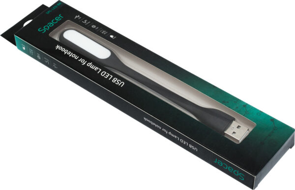LAMPA LED USB pentru notebook, SPACER, black, "SPL-LED-BK" 45504833