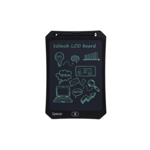TABLETA LED SPACER pentru scris si desenat, interactiva, e-learning, 10 display, black, baterie CR2025 "SPTB-LED-10"