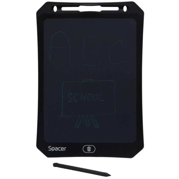 TABLETA LED SPACER pentru scris si desenat, interactiva, e-learning, 10 display, black, baterie CR2025 "SPTB-LED-10" TABLETA LED SPACER pentru scris si desenat, interactiva, e-learning, 10 display, black, baterie CR2025 "SPTB-LED-10"